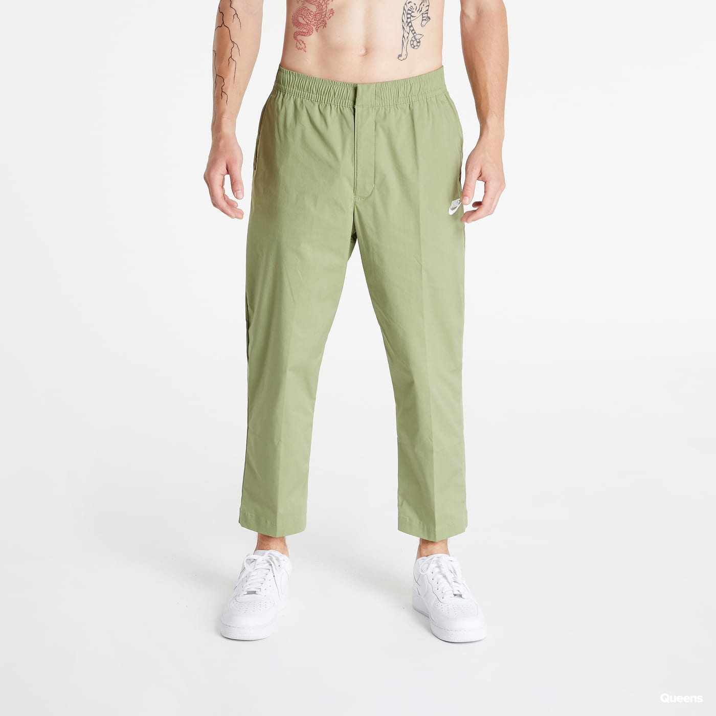 Nohavice Nike Woven Unlined Sneaker Trousers Zelené | DM6823-334, 0