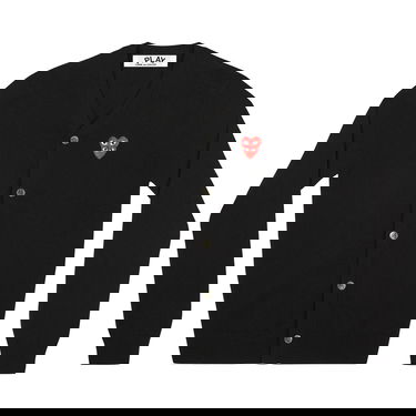 Sveter Comme des Garçons PLAY Double Heart Cardigan Čierna | AZ N076 051 1, 1