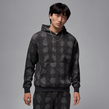 Mikina Jordan Jordan Sport Hoop Fleece Dri-FIT Print Hoodie Čierna | HF9894-010, 2