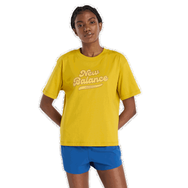 Tričko New Balance Athletics Legacy T-Shirt Žltá | WT53902-BQG, 0
