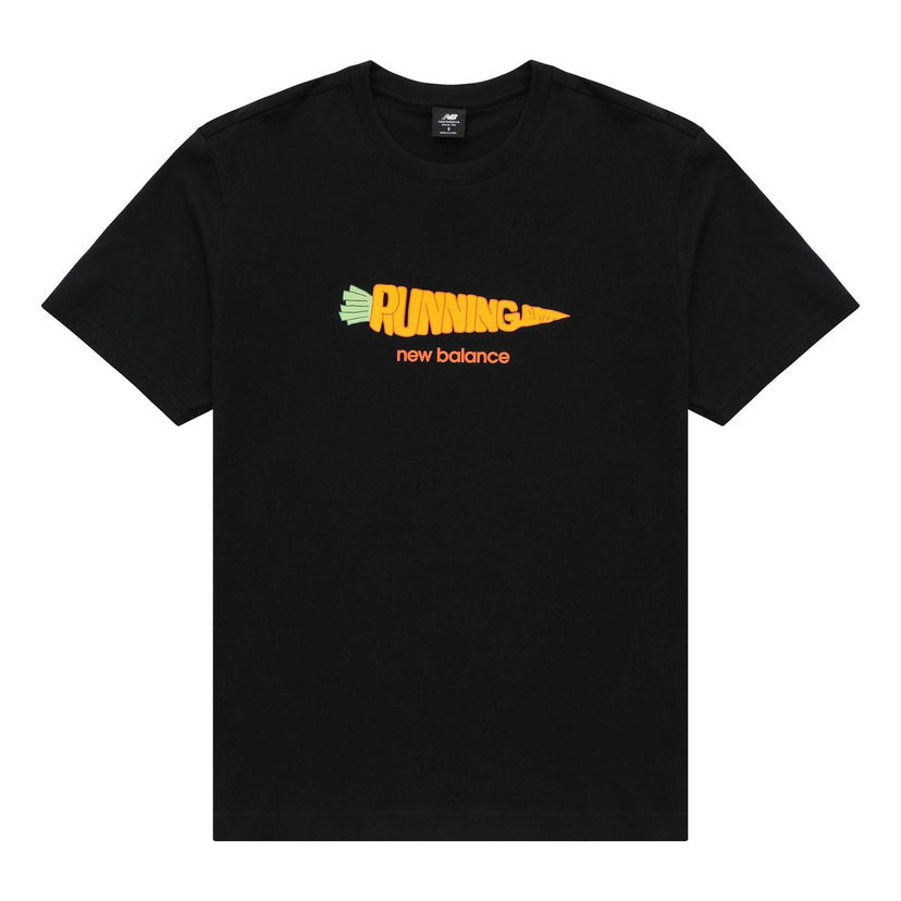 Tričko New Balance Graphic Running Tee Čierna | AMT31331-BK