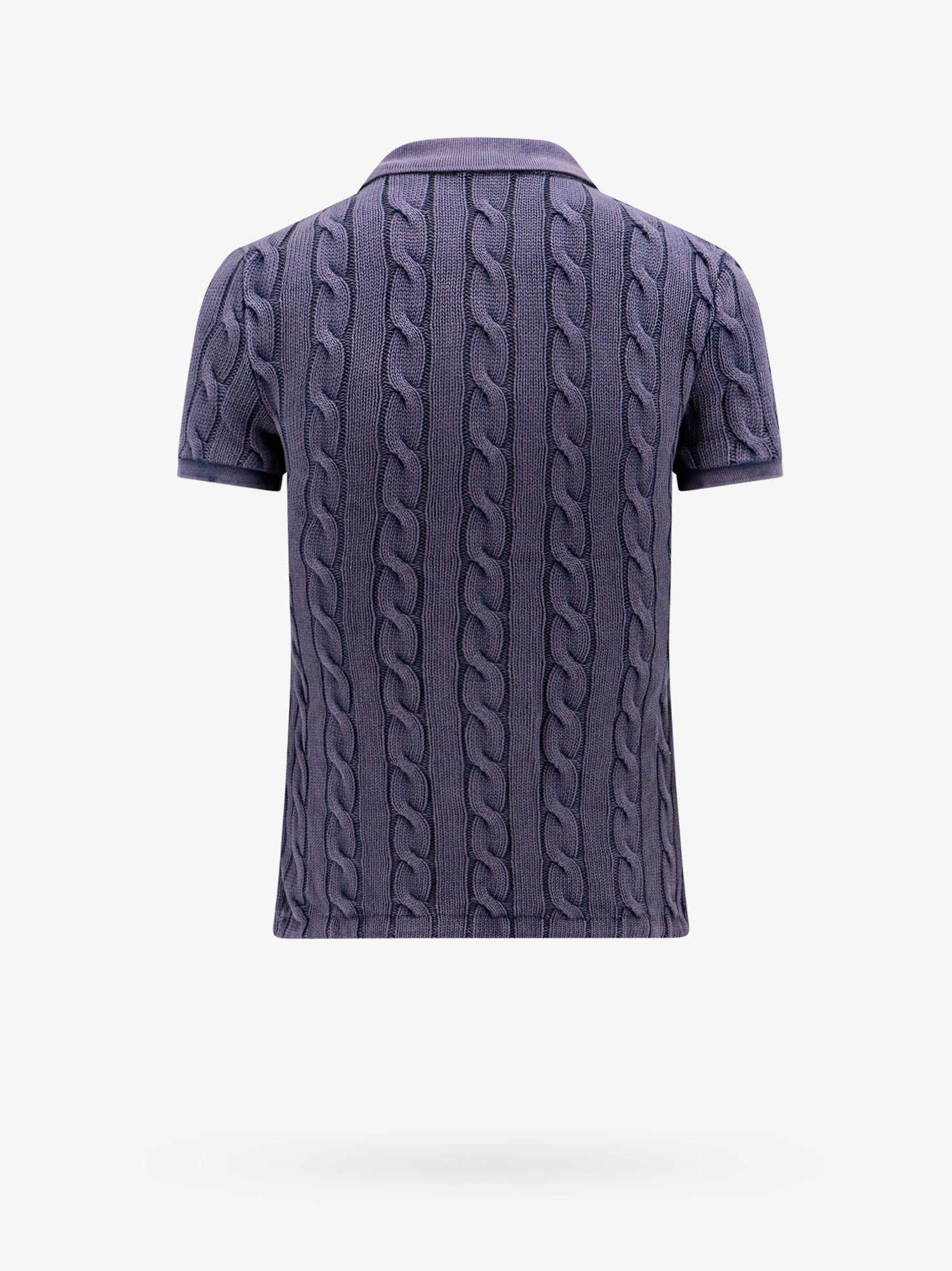 Polo tričko Polo by Ralph Lauren Women's Cable-Knit Polo Shirt by Polo Ralph Lauren Fialová | 211943010002, 1