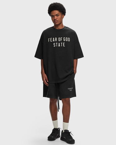 Šortky Fear of God Essentials Heavy Jersey Soccer Shorts Čierna | 160BT244160F-001, 1