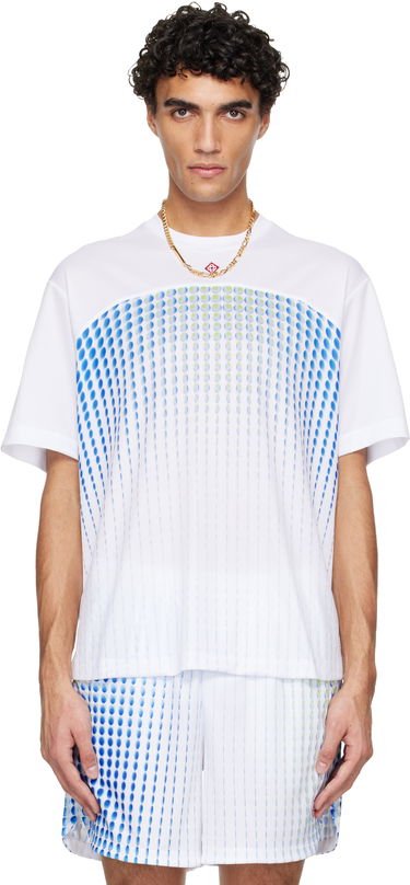 Tričko Casablanca Casablanca Tennis Tech Short Sleeve T-shirt Rôznofarebný | M-SP26-JTP-449-01, 0