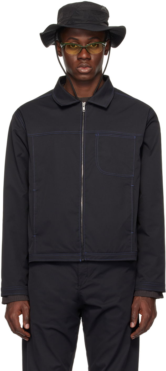 Bunda AFFXWRKS Boxed Zip-Up Jacket Čierna | SS24JK05, 0