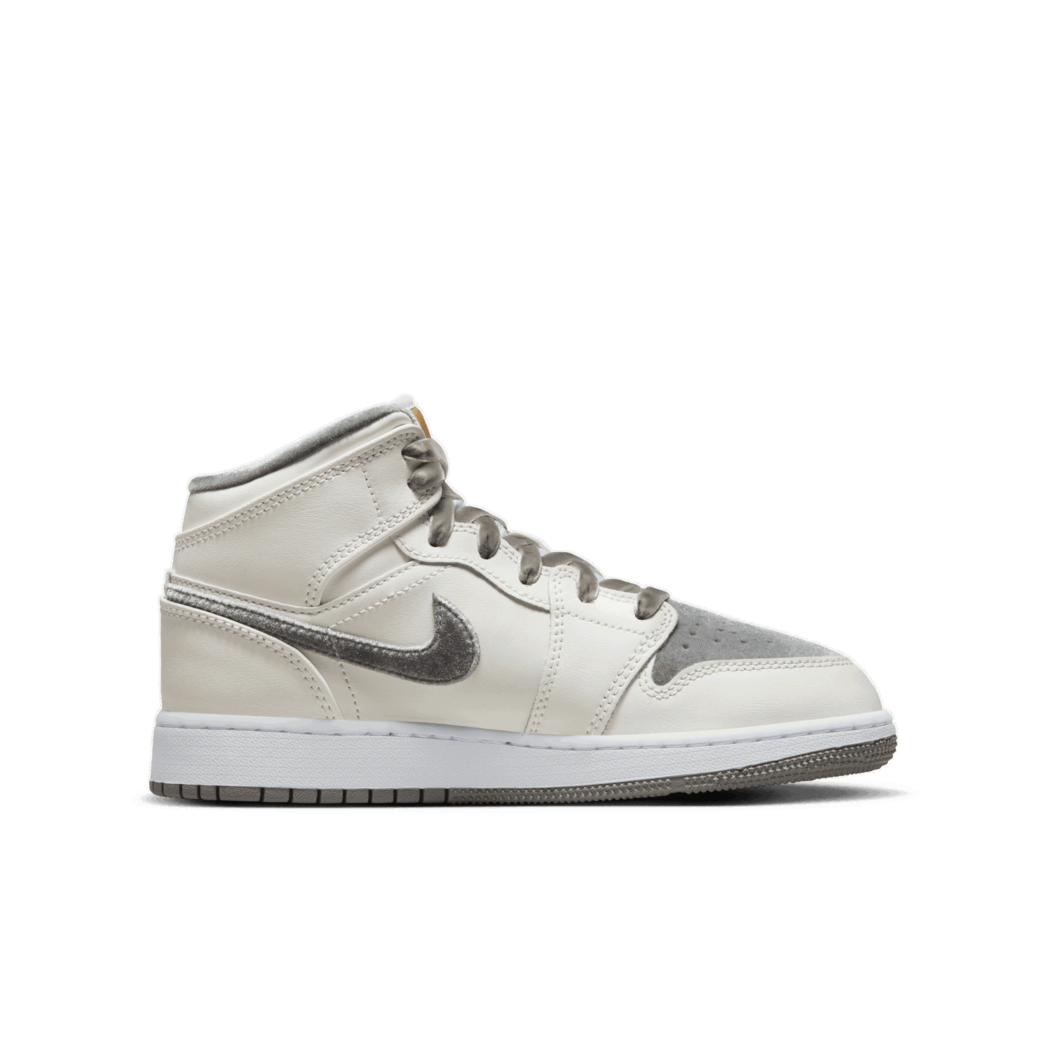 Tenisky a topánky Jordan Air Jordan 1 Mid SE "Velvet Toe" GS Biela | FB9899-100, 1