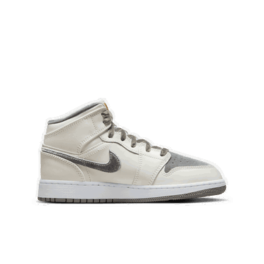 Tenisky a topánky Jordan Air Jordan 1 Mid SE "Velvet Toe" GS Biela | FB9899-100, 1