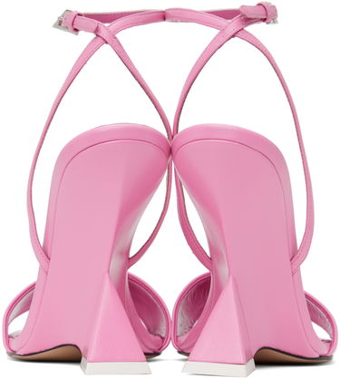 Starostlivosť o obuv The Attico Attico Cheope Wedge Sandals Ružová | 236WS513 L071, 1