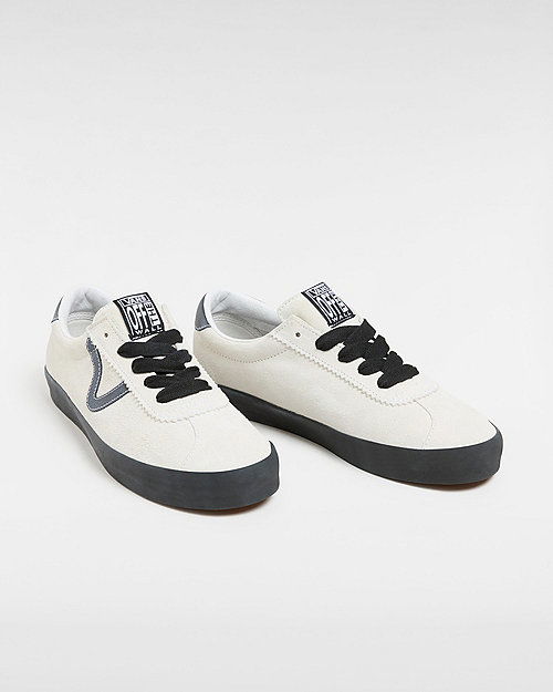 Tenisky a topánky Vans Sport Low Suede Shoes (suede White/black) Unisex White, Size 2.5 Béžová | VN000CQRYB2, 1
