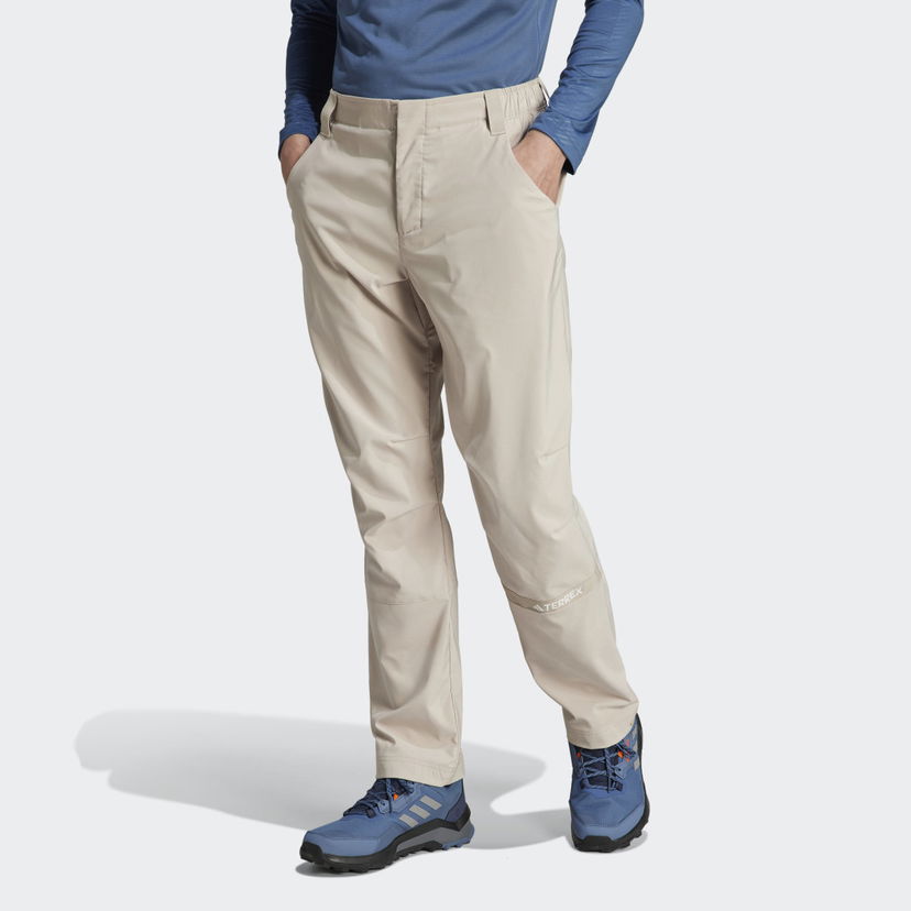 Nohavice adidas Performance Terrex Multi Woven Trousers Béžová | HZ9052