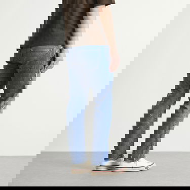 Džínsy visvim Social Sculpture 11 Paint Splatter Distressed Jeans Modrá | 0125205005012, 3