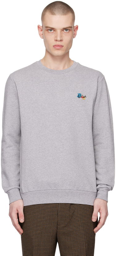 Sveter Paul Smith Paul Smith Paint Splatter Sweatshirt Šedá | M1R-302S-HP3094-72, 0