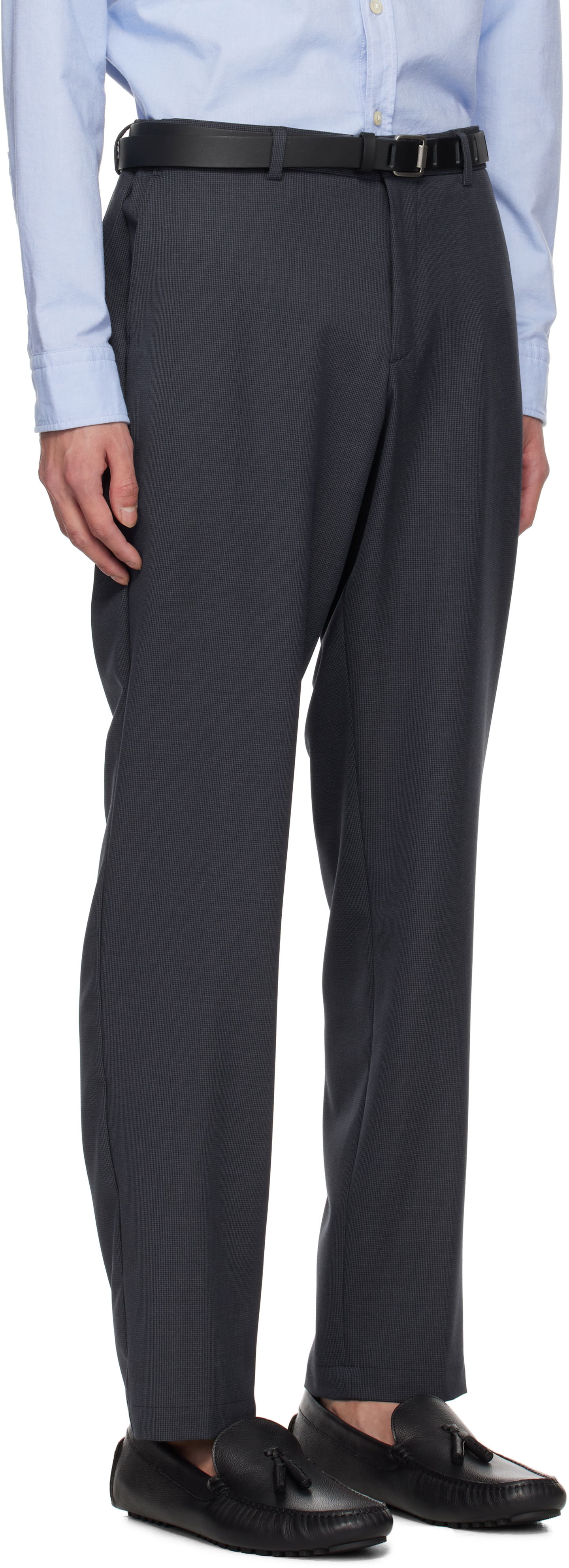 Nohavice BOSS BOSS Houndstooth Dressletic Trousers Šedá | 50534613, 1