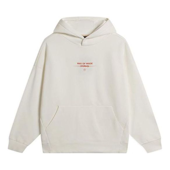 Sveter Li-Ning Wade Logo Hoodie Biela | AWDSC39-8, 0