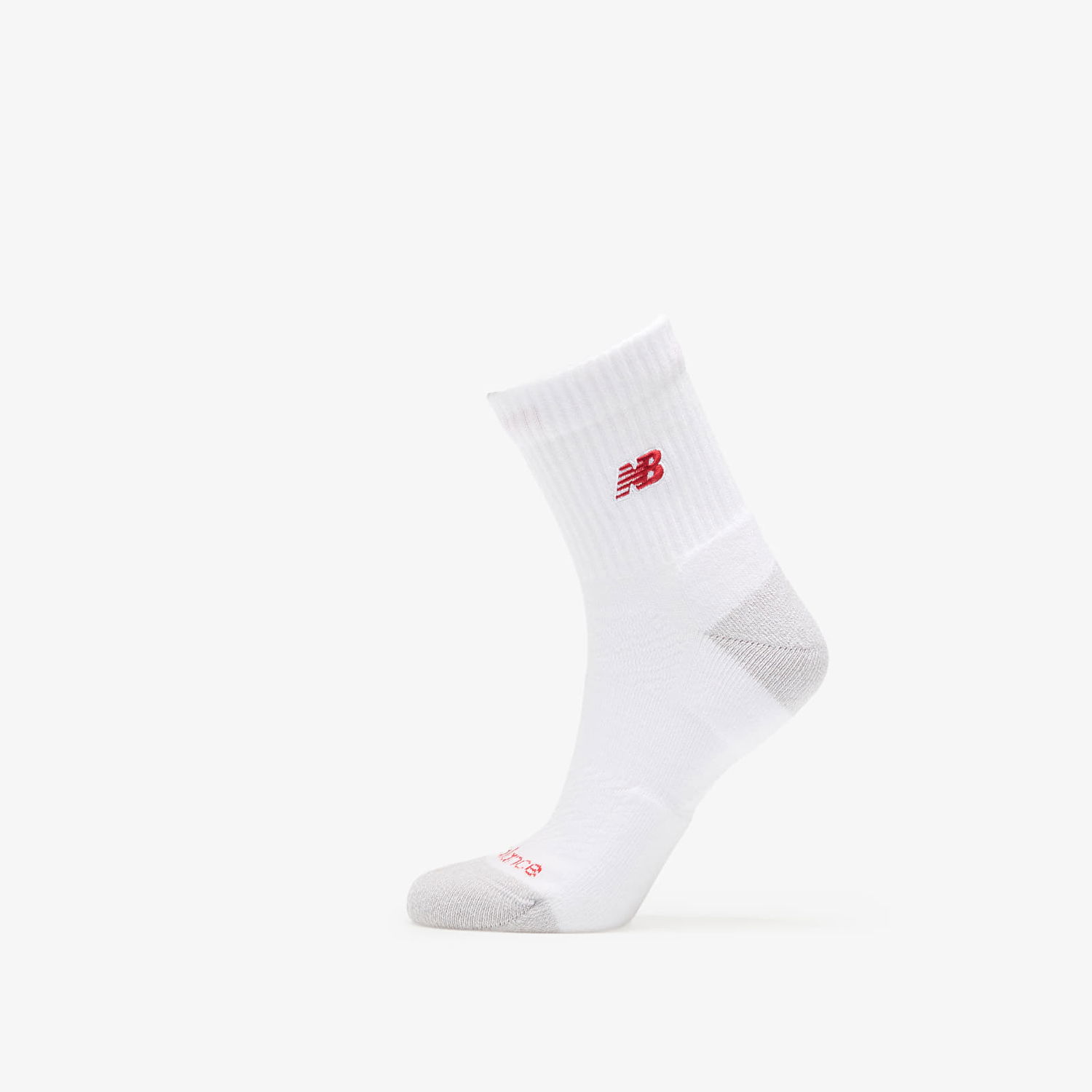 Spodná bielizeň a ponožky New Balance Active Premium Crew Quarter Socks 2-Pack Biela | LAS25304WT, 1