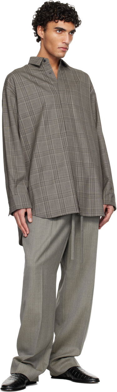 Nohavice Fear of God Virgin Wool Drawstring Straight Trousers Šedá | FG25FW65-650HWH-292, 3