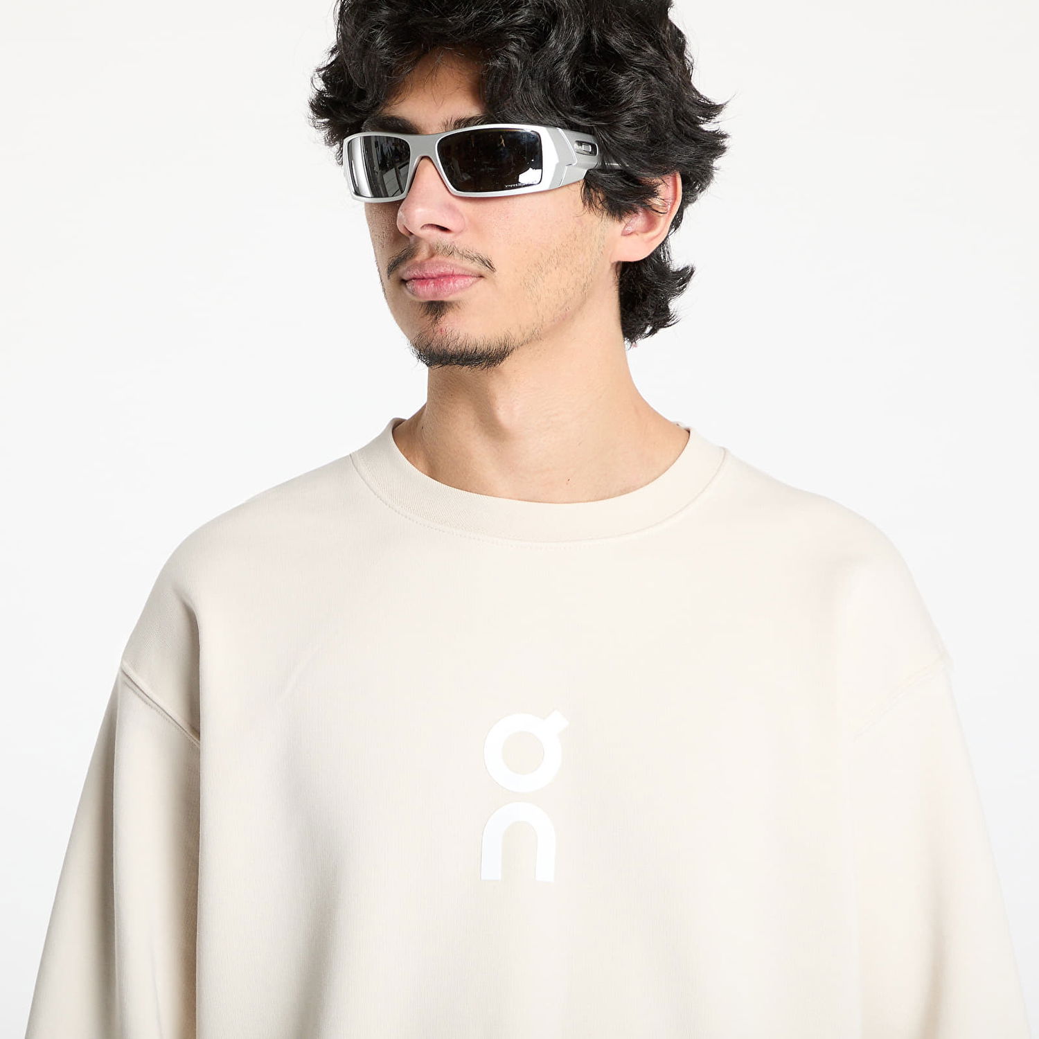 Sveter On Running On Club Crew Graphic Sweatshirt Béžová | 1MF11160296 M, 1