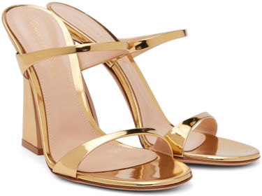 Tenisky a topánky Gianvito Rossi Aura Heeled Sandals Metalická | G17330.15RIC.MET, 3