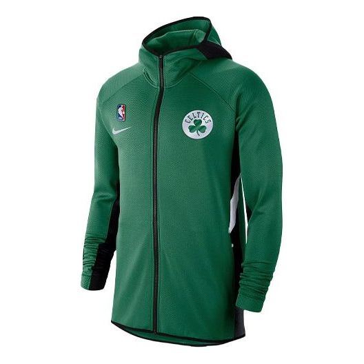 Mikina Nike Boston Celtics Courtside Full-Zip Hoodie Zelené | AT8449-312