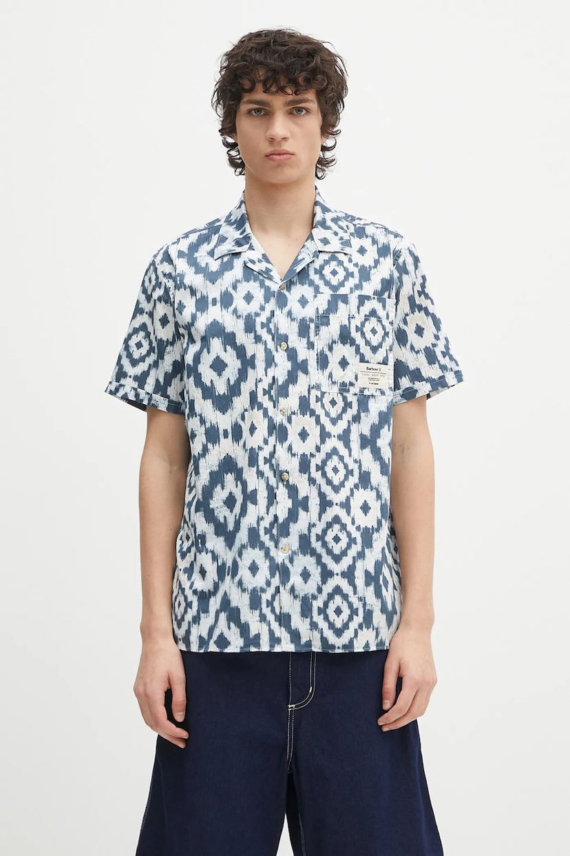 Košeľa Barbour Homelane Printed S/S Relaxed Fit Shirt Rôznofarebný | MSH5599