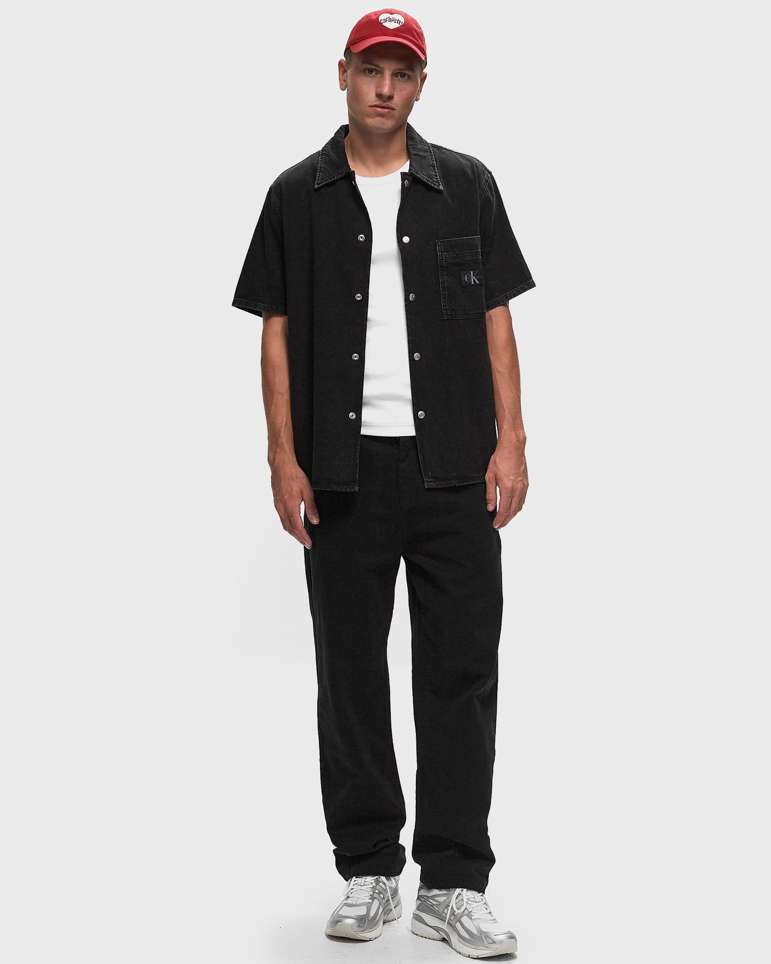 Košeľa CALVIN KLEIN CAMP DENIM SHIRT Čierna | J30J3257731BY, 1