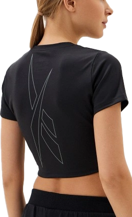 Crop Top Reebok Reebok Lux Bold Crop T-Shirt Čierna | 100075316, 1