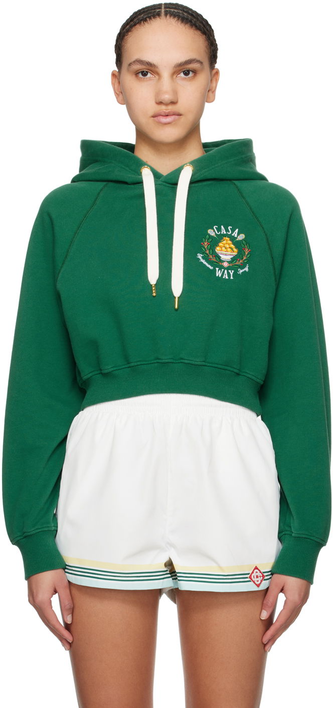 Mikina Casablanca 'Casa Way' Hoodie Zelené | WPS24-JTP-120-01, 0
