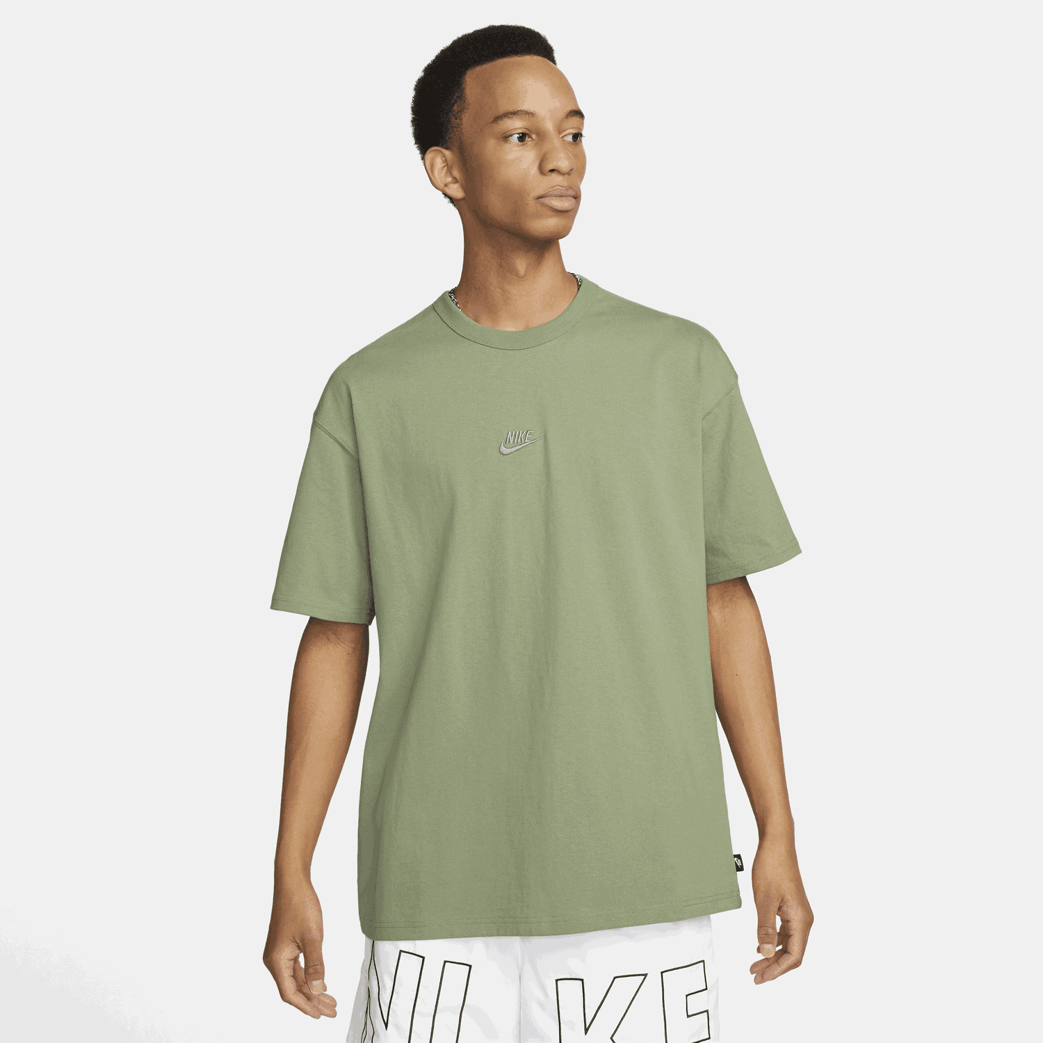 Tričko Nike Sportswear Premium Essentials Tee Zelené | DO7392-386, 0