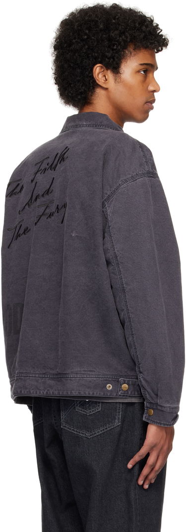 Bunda Neighborhood Neighborhood Duck Work Jacket Šedá | 242UTNH-JKM02, 2