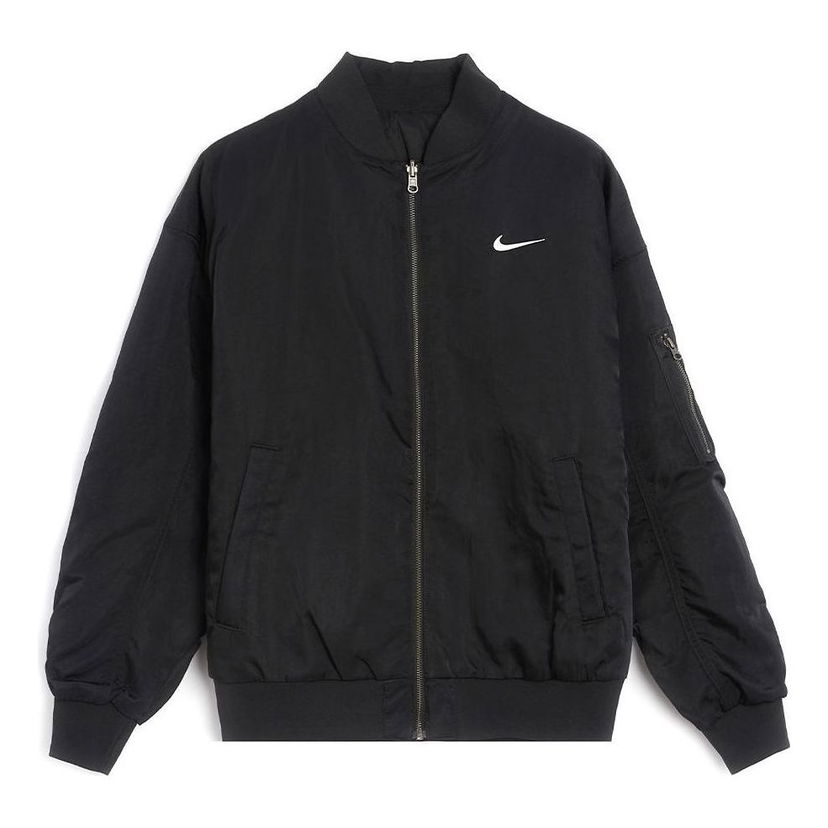 Bomber bunda Nike Varsity Bomber Jacket Čierna | DV7877-010