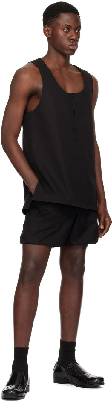 Tielko We11done We11done Scoop Neck Tank Top Čierna | WD-BL1-24-118-M-BK, 3