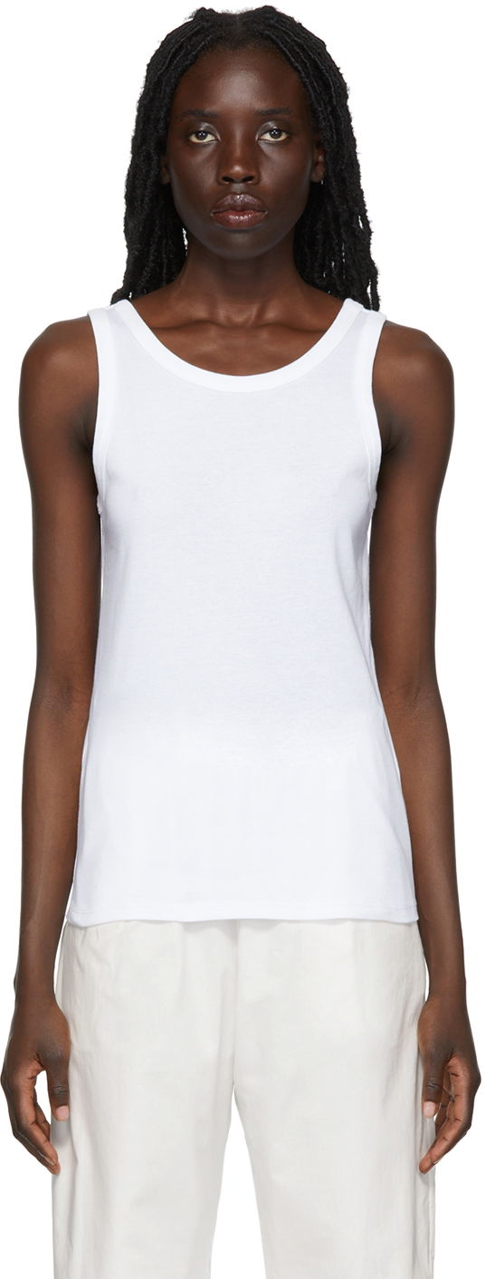Tielko The Row Frankie Slim Tank Top Biela | 3984-K233, 0