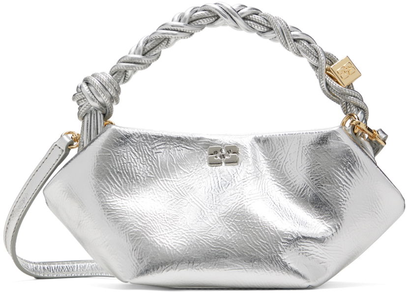 Kabelka GANNI Mini Bou Bag Metalická | A6595