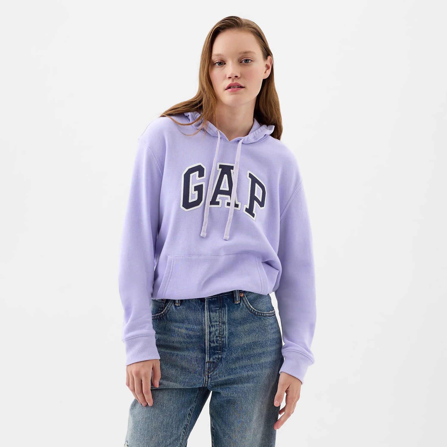 Mikina GAP Pullover Logo Hoodie Fresh Lavender Fialová | 870537-03, 0