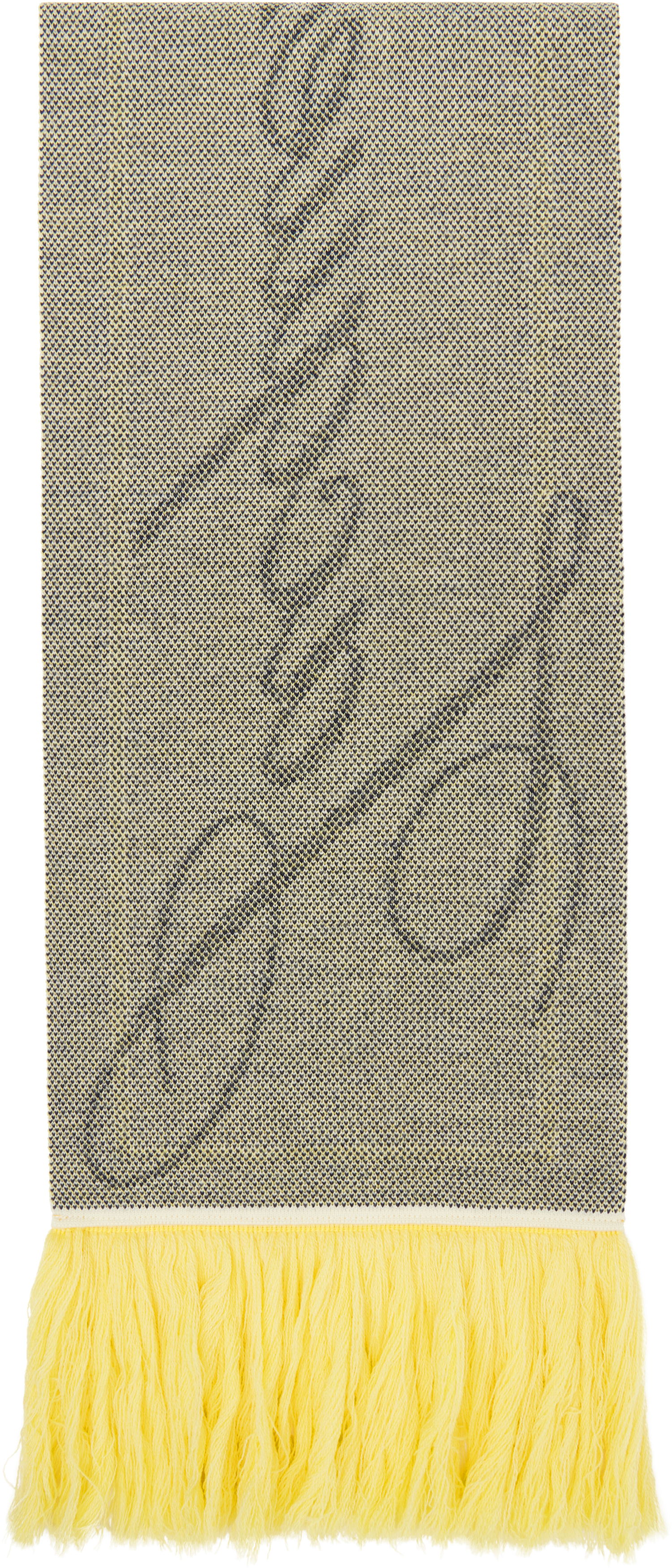 Šál Jacquemus Jacquemus La Croisière 'The Liga' Knit Scarf Béžová | 25E255AC727-2200, 1
