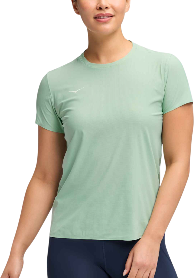 Tričko Hoka One One Hoka Airolite 2.0 Short Sleeve T-Shirt Zelené | 1175774-jade