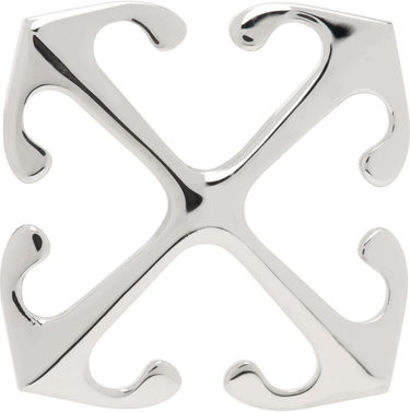 Opasok Off-White Silver Arrow Single Earring Metalická | OMOD119C99MET0017200, 0
