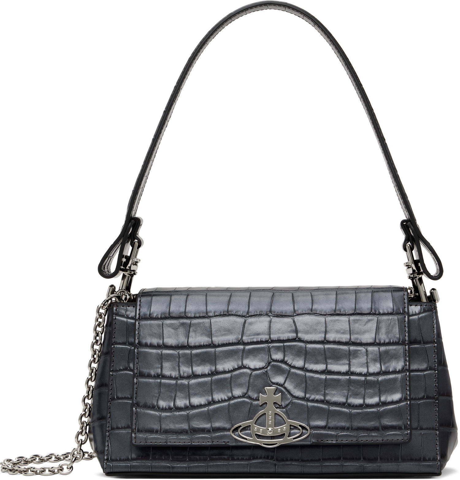 Kabelka Vivienne Westwood Vivienne Westwood Medium Hazel Shoulder Bag Šedá | 46020001W-L00A2-, 0
