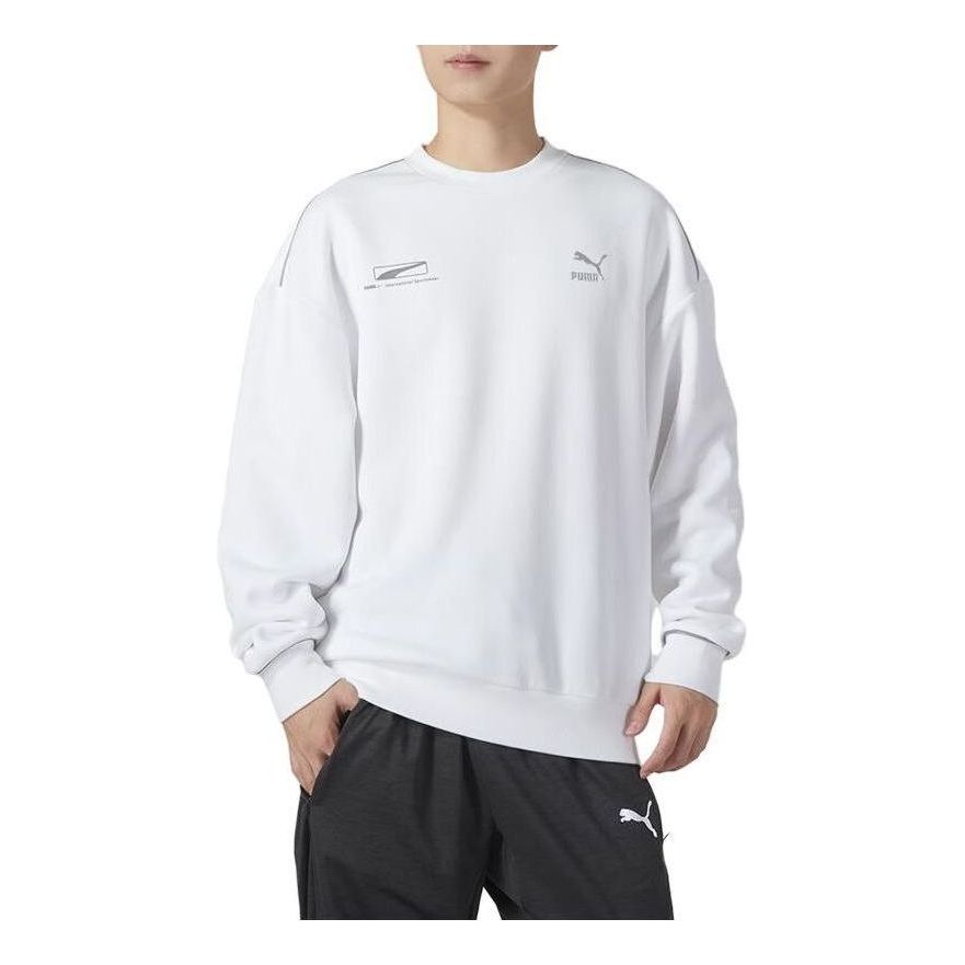 Sveter Puma Casual Sweatshirt Biela | 625075-02, 0