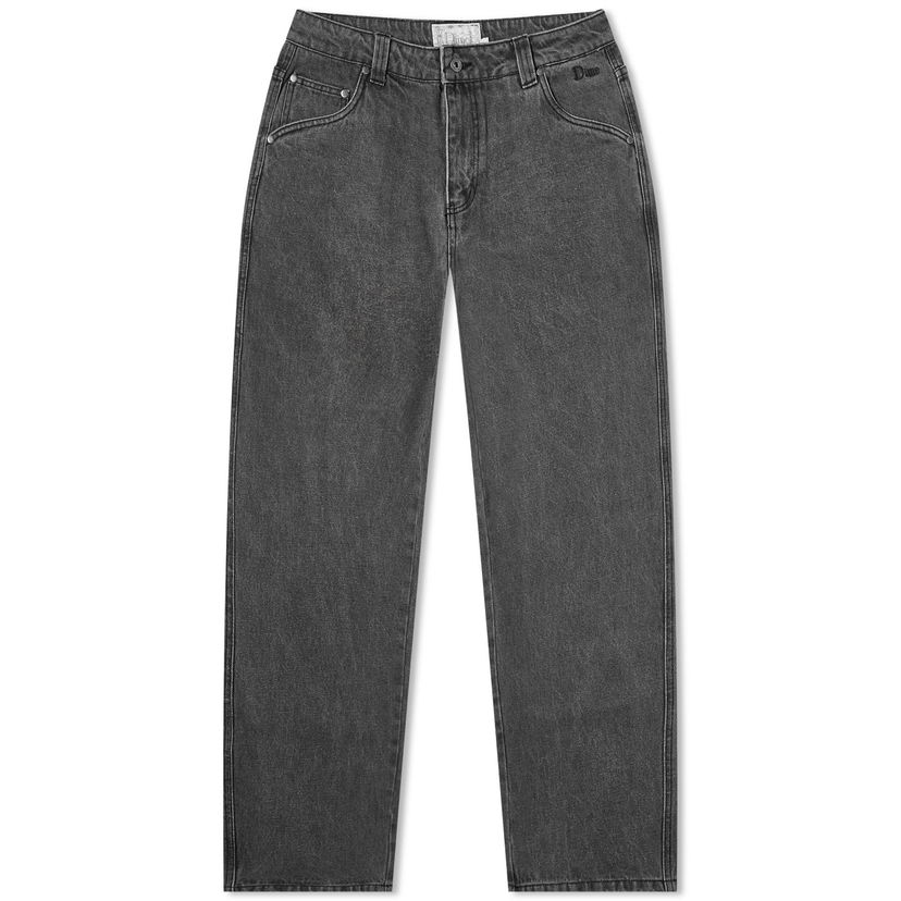 Nohavice Dime Classic Relaxed Denim Pants Čierna | DIMESP2433VBLK