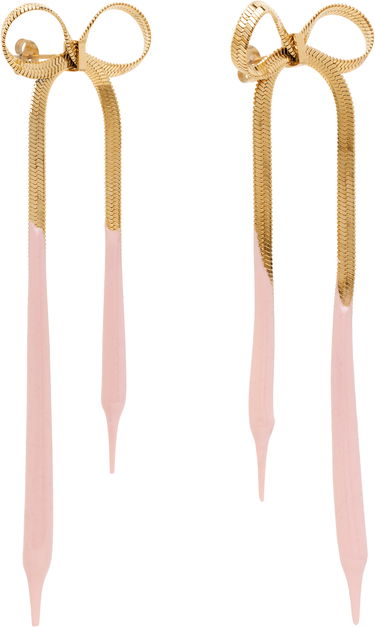 Náušnice Ottolinger Ottolinger Laced Bow Earrings Ružová | 2225150104, 1