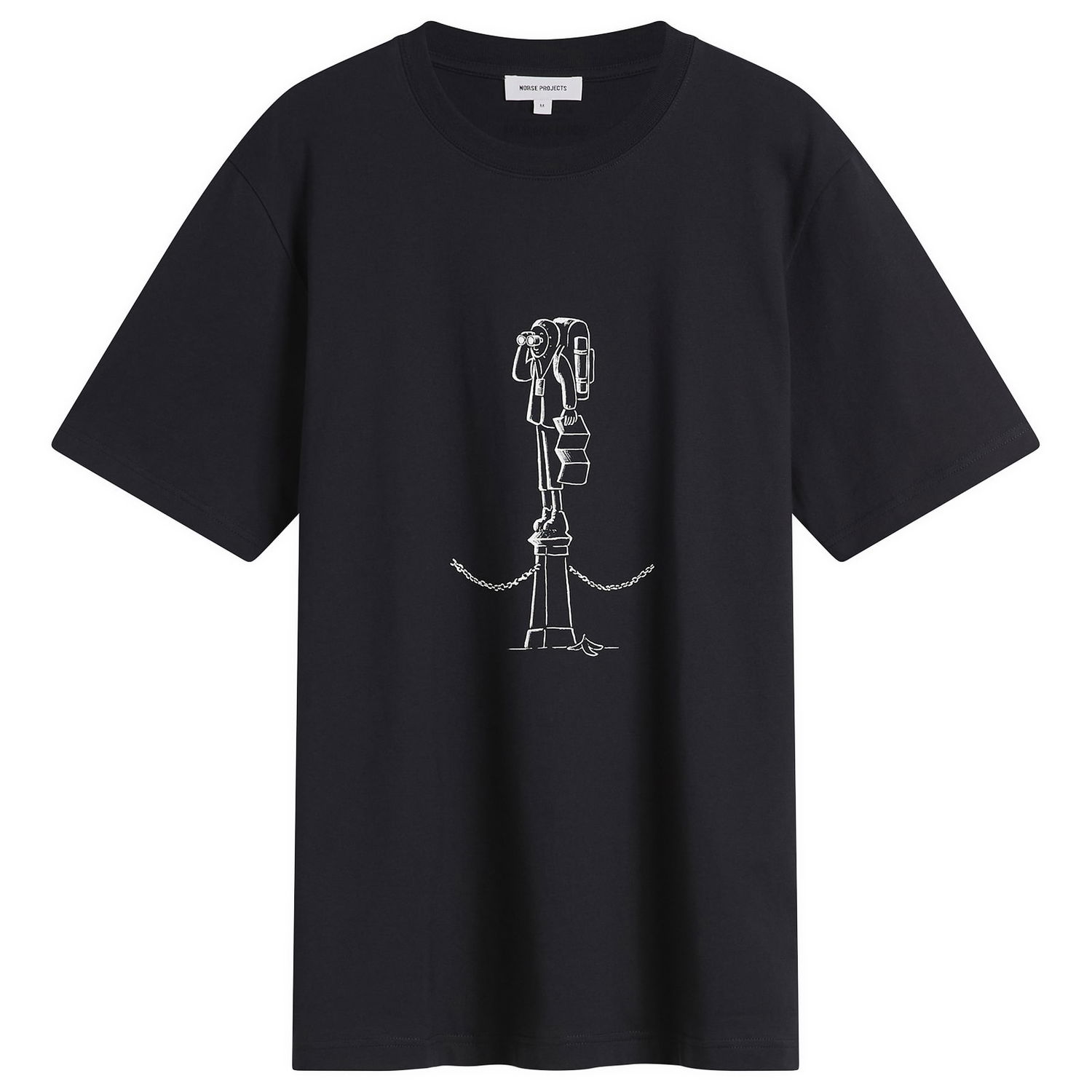 Tričko NORSE PROJECTS Daniel Frost Map Master Print T-shirt Čierna | N01-0697-7004, 1