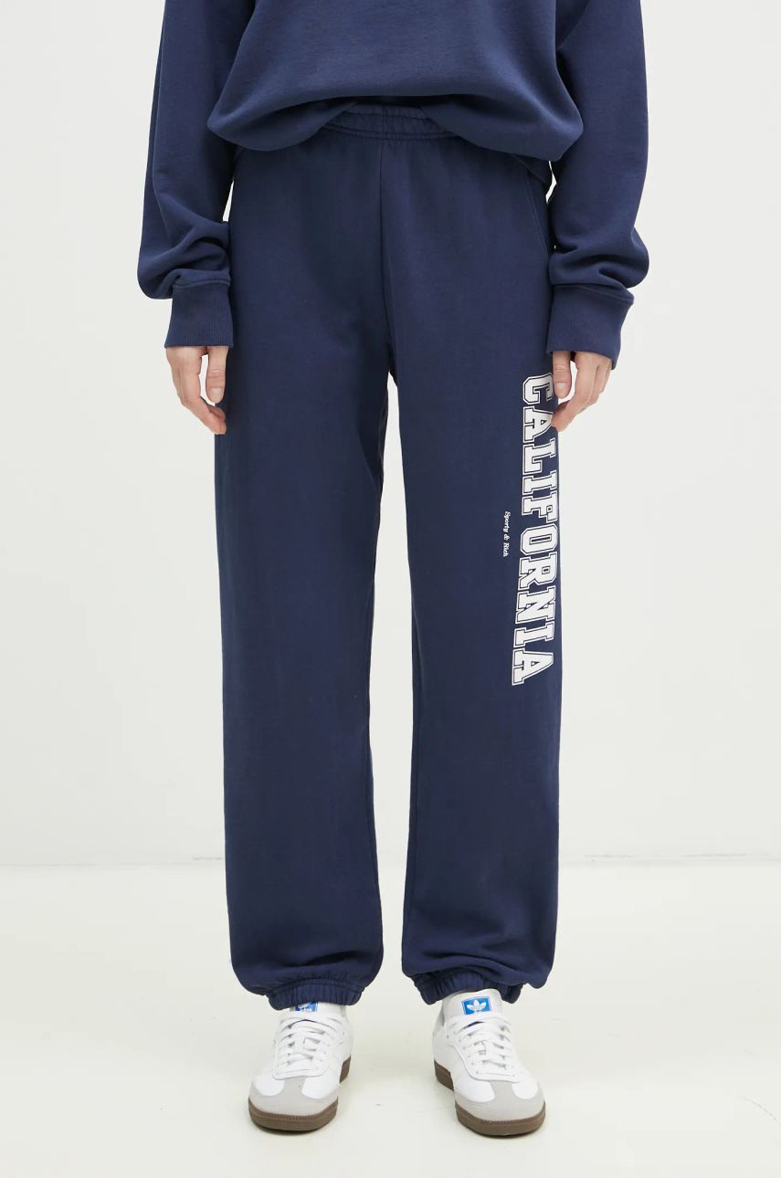 Tepláky Sporty & Rich Sporty & Rich California Printed Sweatpants Modrá | PA036516501BL32, 1