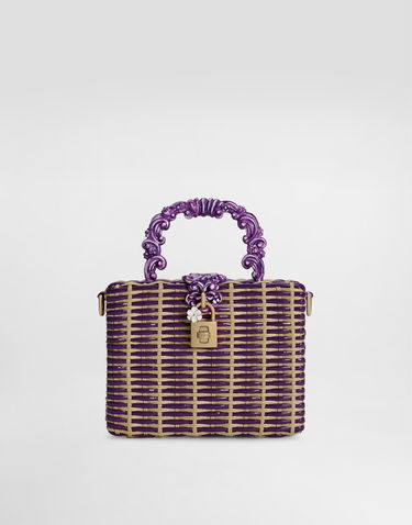 Kabelka Dolce & Gabbana Dolce & Gabbana Dolce Box Woven Handbag Fialová | BB5970A9AC58S534, 0