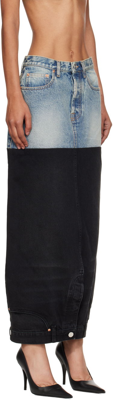 Sukňa VETEMENTS Vetements Double Denim Maxi Skirt Modrá | WH76DK880YBB2, 1