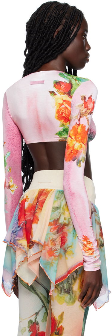 Tielko Jean Paul Gaultier 'The Body Flower' Long Sleeve Top Rôznofarebný | 23/12-F-TO077-J517-2110, 2