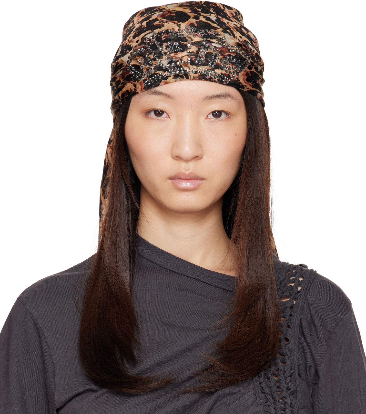 Šál Collina Strada Collina Strada Princess Foulard Headscarf Hnedá | XX1078, 0