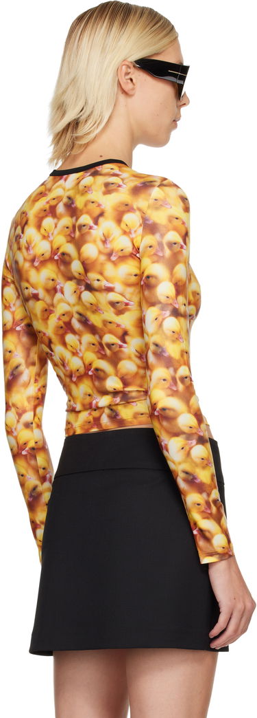 Tričko Diesel All-Over Duckling Print Crewneck Long Sleeve Top Rôznofarebný | A19608 0JLCC, 2