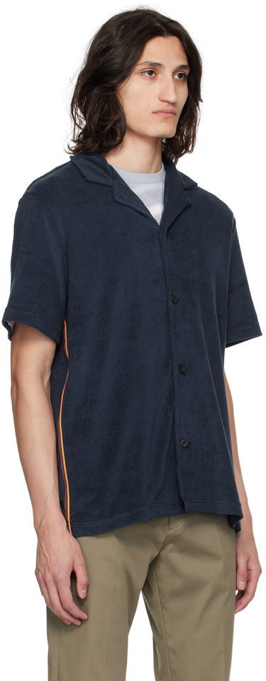 Košeľa Paul Smith Paul Smith Artist Stripe Resort Shirt Navy | M1A-594-MU477-48, 1