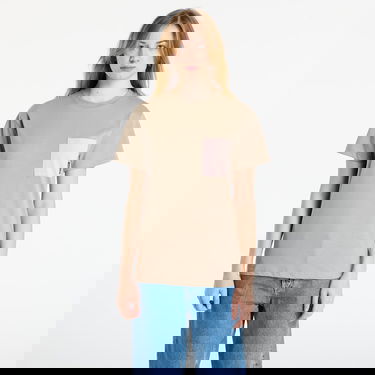 Tričko Horsefeathers Pyper Top T-shirt with contrasting pocket Béžová | SW957A, 0